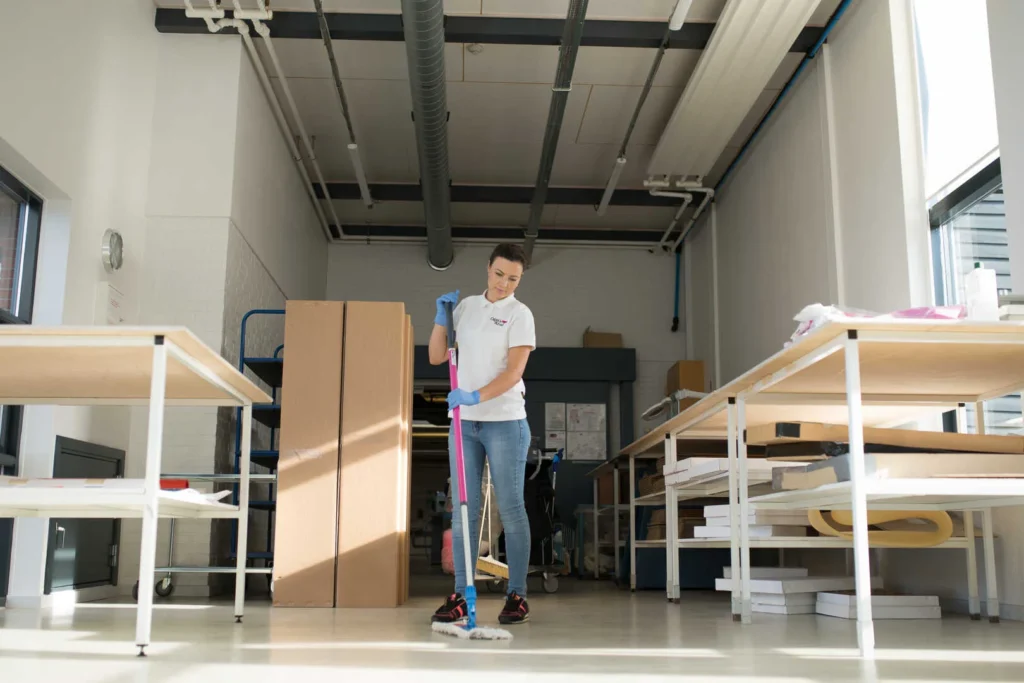 Professionel rengøring af kontor